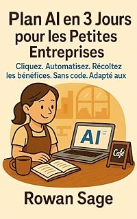 Plan AI en 3 Jours pour les Petites Entreprises: Cliquez. Automatisez. Récoltez les bénéfices. Sans code. Adapté aux débutants.