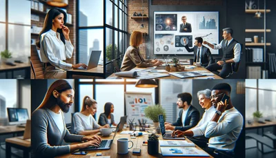 Les routines quotidiennes des entrepreneurs à succès - AI generated illustration