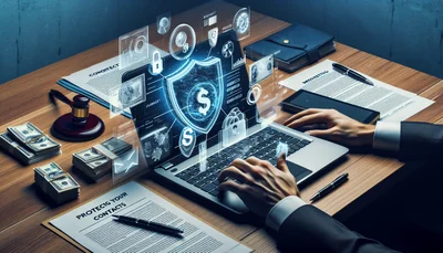 Protéger ses contrats et se prémunir contre les impayés - AI generated illustration