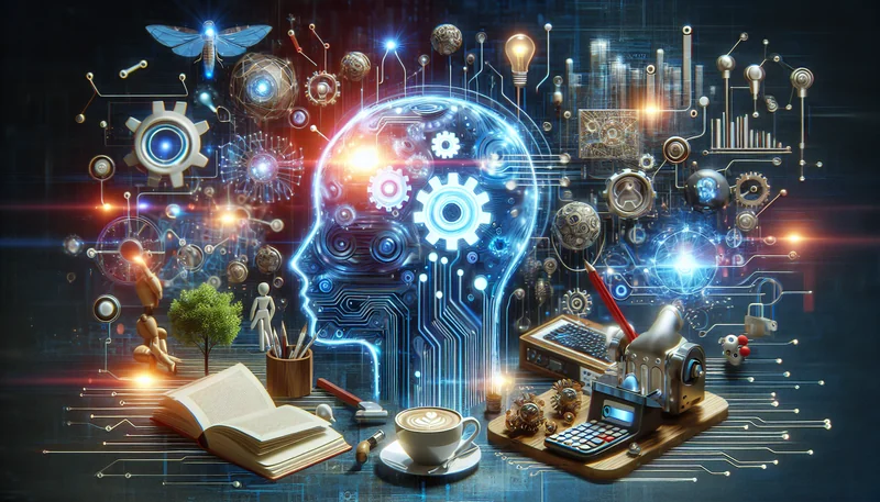 Intelligence artificielle : 10 usages concrets pour les petites entreprises - AI generated illustration
