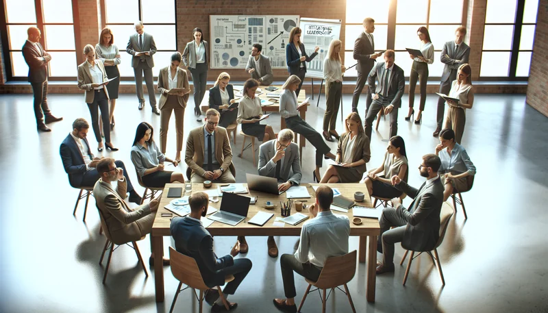 Leadership situationnel : comprendre ses principes et appliquer les bonnes stratégies - AI generated illustration