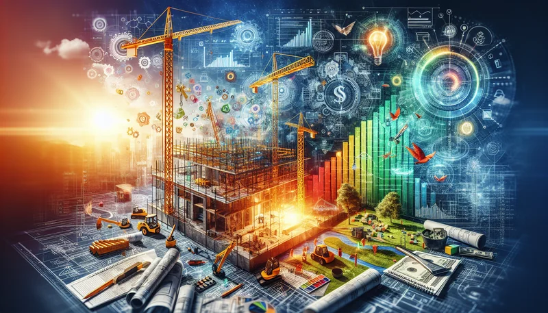 Construire un business model vraiment rentable et durable - AI generated illustration