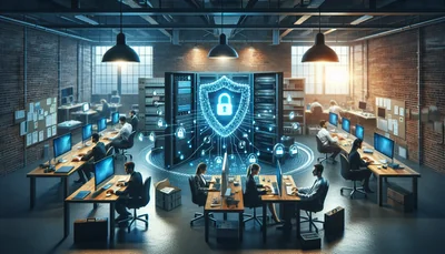 Comment protéger ses données clients quand on est une petite structure - AI generated illustration