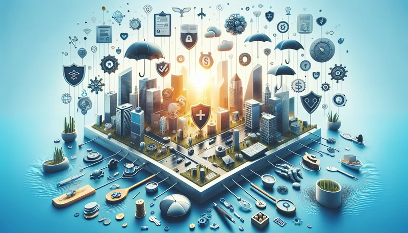 Les principales assurances à connaître quand on lance son entreprise - AI generated illustration